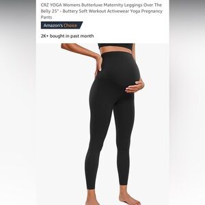 CRZ Yoga maternity leggings, buttery soft. Size medium.
